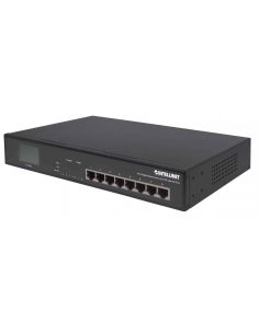 Switch niezarządzalny Intellinet 8x 10/100/1000 Mbps w tym 4x Ultra PoE 140W Desktop/Rack 19" LCD