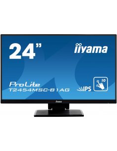 iiyama ProLite T2454MSC-B1AG monitor komputerowy 60,5 cm (23.8") 1920 x 1080 px Full HD LED Ekran dotykowy Przeznaczony dla