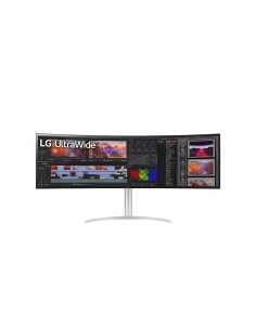 LG 49WQ95C-W LED display 124,5 cm (49") 5120 x 1440 px UltraWide Dual Quad HD Srebrny