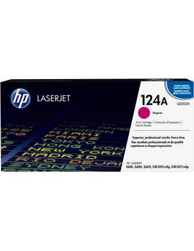 HP 124A oryginalny wkład z purpurowym tonerem LaserJet