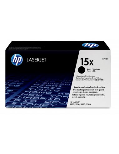 HP 15X oryginalny wkład z czarnym tonerem LaserJet XL