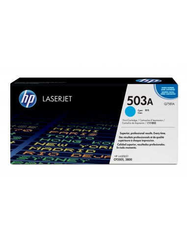 HP 503A oryginalny wkład z błękitnym tonerem LaserJet