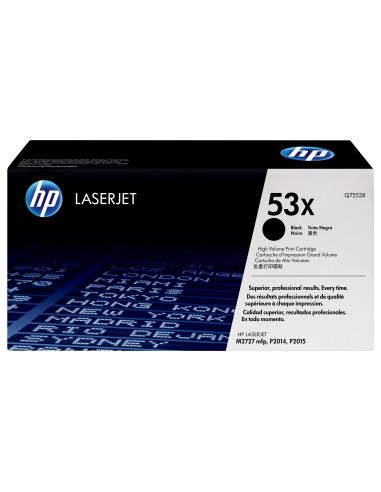 HP 53X oryginalny wkład z czarnym tonerem LaserJet XL