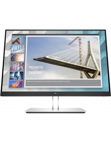 HP E-Series E24i G4 monitor komputerowy 61 cm (24") 1920 x 1200 px WUXGA Czarny, Srebrny