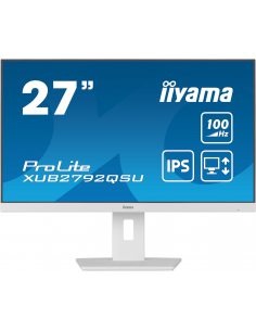 iiyama ProLite XUB2792QSU-W6 monitor komputerowy 68,6 cm (27") 2560 x 1440 px Wide Quad HD LED Biały