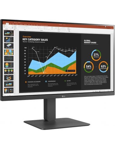 LG 27BR550Y-C monitor komputerowy 68,6 cm (27") 1920 x 1080 px Full HD LED Szary