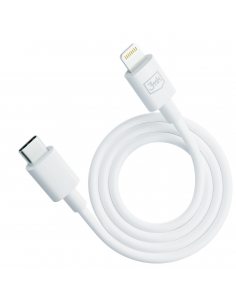 Kabel USB C/ Lightning 3mk Hyper Silicone Cable Type-C to Lightning 20W 3A biały