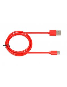 Kabel USB iBOX IKUMTCR TYP-C, 1m, 3A Czerwony