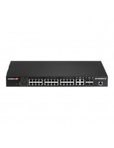 Switch zarządzalny Edimax GS-5424PLC V2 24x10/100/1000 4xSFP Combo PoE+