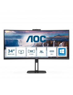 Monitor AOC 34" CU34V5CW/BK HDMI DP USB-C głośniki