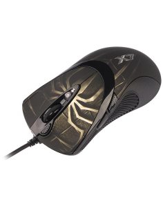 Mysz przewodowa A4Tech EVO XGame Oscar X747 laserowa Gaming USB czarno-złota