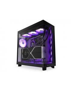 Obudowa NZXT H6 Flow RGB Midi Tower czarna z oknem