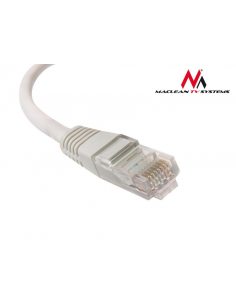 Patchcord Maclean MCTV-647 UTP 5e wtyk-wtyk 10m szary