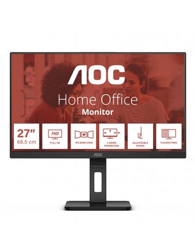 AOC E3 27E3QAF LED display 68,6 cm (27") 1920 x 1080 px Full HD Czarny