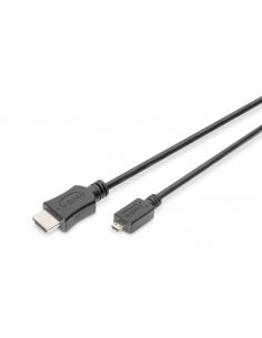 Kabel micro HDMI DIGITUS Highspeed Eth. 1.4 Full HD Typ D/A, M/M 2m