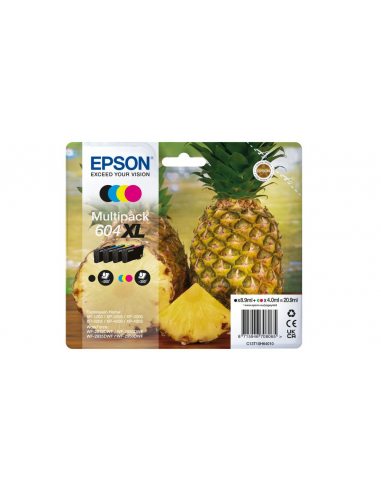 Epson 604XL nabój z tuszem 4 szt. Oryginalny Wysoka (XL) wydajność Czarny, Cyjan, Purpurowy, Żółty