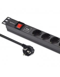 Listwa zasilająca Qoltec PDU do RACK 19" | 1U | 16A | 6xSCHUKO | 1.8m