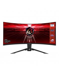 Monitor ASRock 34" Curved Phantom Gaming Monitor PG34WQ15R2B 2xHDMI DP WiFi głośniki 2x2W