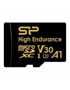 Karta pamięci Silicon Power microSDXC High Endurance Golden Series 32GB V30 UHS-1 U3 A1 4K UHD + adapter