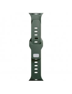 Pasek do Apple Watch - 3mk Silicone Watch Strap for Apple -38/40/41 mm Dark Green