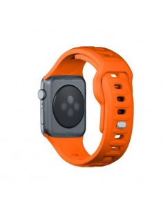 Pasek do Apple Watch - 3mk Silicone Watch Strap for Apple -38/40/41 mm Orange