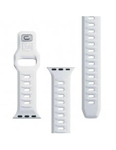 Pasek do Apple Watch - 3mk Silicone Watch Strap for Apple -38/40/41 mm White