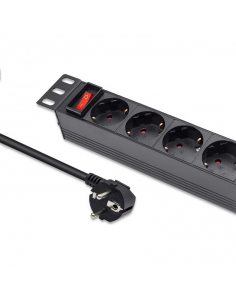 Listwa zasilająca Qoltec PDU do RACK 10" | 1U | 16A | 4xSCHUKO | 1.8m