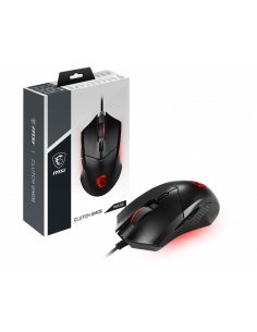 MSI Clutch GM08 myszka Gaming Oburęczny USB Typu-A Optyczny 4200 DPI