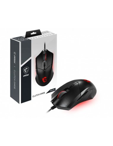 MSI Clutch GM08 myszka Gaming Oburęczny USB Typu-A Optyczny 4200 DPI