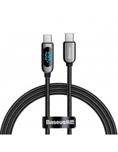 Kabel przewód USB-C PD 2.0 100cm Baseus Display CATSK-B01 Quick Charge 3.0 5A z obsługą szybkiego ładowania 100W