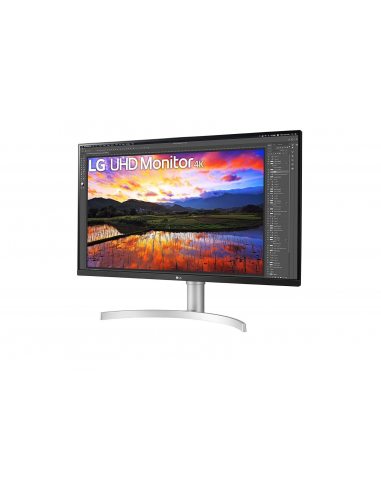 LG 32UN650P-W monitor komputerowy 80 cm (31.5") 3840 x 2160 px 4K Ultra HD LED Srebrny