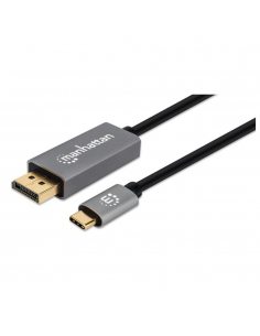 Kabel adapter Manhattan USB-C / DisplayPort DP Alt Mode 8K 2m czarny