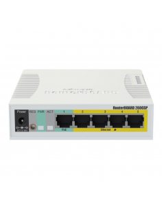 Switch zarządzalny MikroTik RB260GSP 5x1GbE 1xSFP PoE