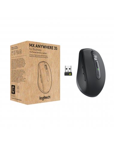 Logitech MX Anywhere 3S for Business myszka Po prawej stronie RF Wireless + Bluetooth Laser 8000 DPI