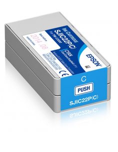 Epson SJIC22P(C): Ink cartridge for ColorWorks C3500 (Cyan)