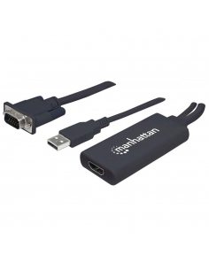 Adapter Manhattan VGA/USB/Audio na HDMI 1080p