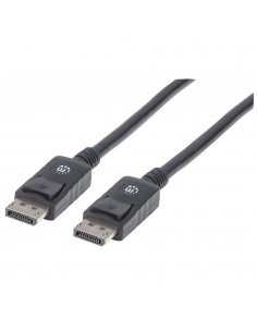 Kabel Manhattan DisplayPort V1.2 DP-DP M/M 4K60Hz 3m czarny