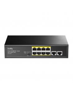 Switch niezarządzalny Cudy FS1010P 8x10/100Mbps with 2 Uplink Ports, PoE+ 120W