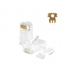 Wtyk RJ45 UTP kat. 6A, drut, Netrack (100 szt)