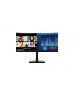 Lenovo ThinkVision P34w-20 LED display 86,7 cm (34.1") 3440 x 1440 px Wide Quad HD Czarny