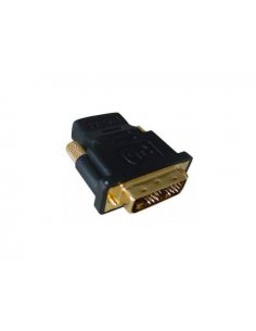 Adapter HDMI(F)- DVI(M) pozłacane końcówki