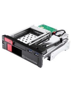 Kieszeń na HDD - Rack Panel 2xUSB 3.0 SATA3 3,5" + 2,5",czarna