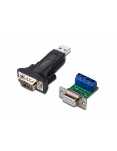 Konwerter/Adapter USB 2.0 do RS485 (DB9) z kablem USB A M/Ż dł. 80cm