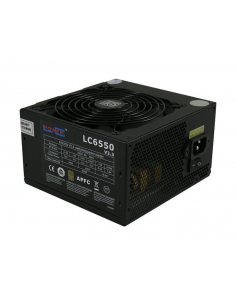 ZASILACZ 550W LC6550 V2.3 80+ Bronze 120 mm 4 x SATA 4 x PATA 1x PCIe BLACK Active PFC