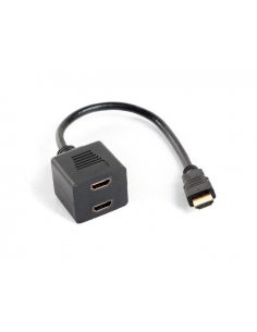 Adapter HDMI-A (M) - HDMI-A (F) x2 splitter 20cm