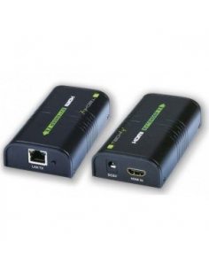 Extender/splitter HDMI po skrętce Cat.5e/6/6a/7 do 120m, over IP, czarny