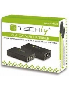 Extender VGA po kablu Cat5e/6 do 300m z audio