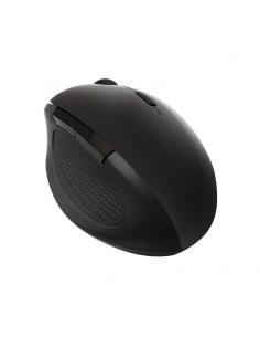 Radiowa mysz optyczna 2.4GHz 1600dpi czarna ergonomiczna