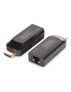 Mini Przedłużacz/Extender HDMI do 50m po skrętce Cat.6/7, 1080p 60Hz FHD, HDCP 1.2, z audio (zestaw)