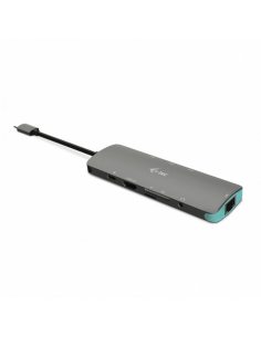 Stacja Dokująca USB-C Metal Nano 1x HDMI 4K Ultra HD 3840 x 2016 @ 30Hz 1x czytnik SD 1x czytnik micro SD 1x Ethernet GLAN RJ-45